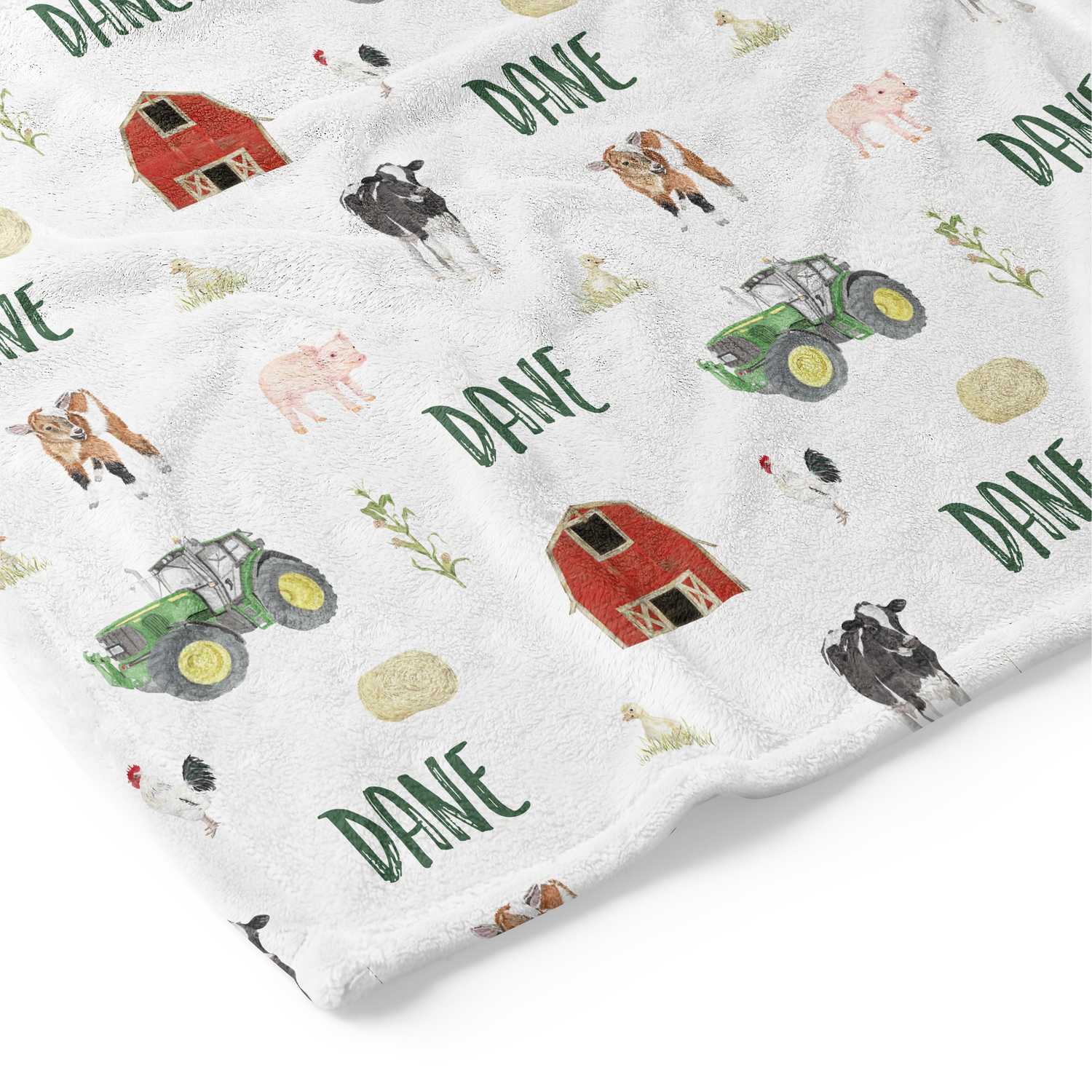 Tractors - Personalised Keepsake Blanket