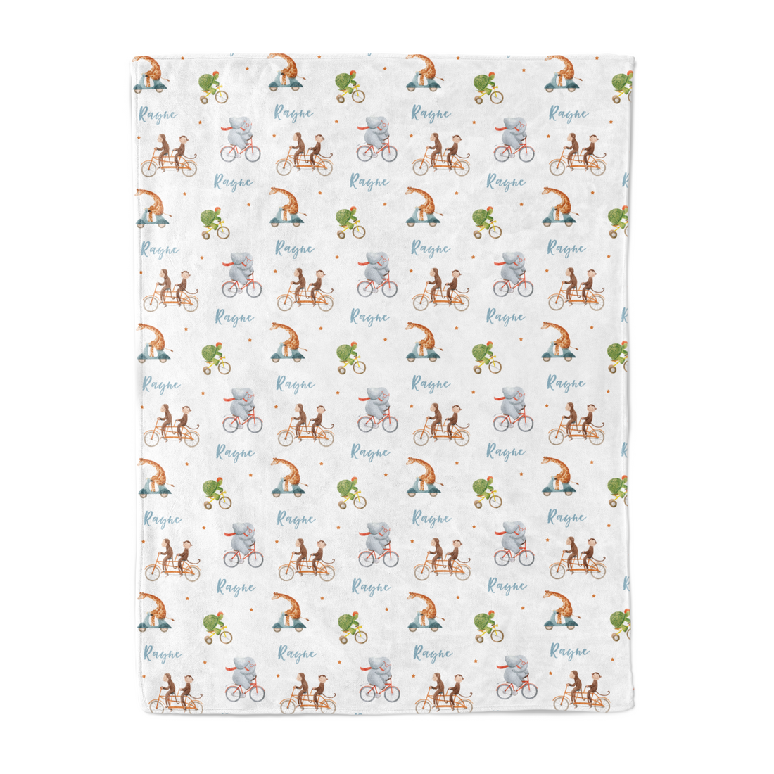 Bicycle Pals - Personalised Keepsake Blanket