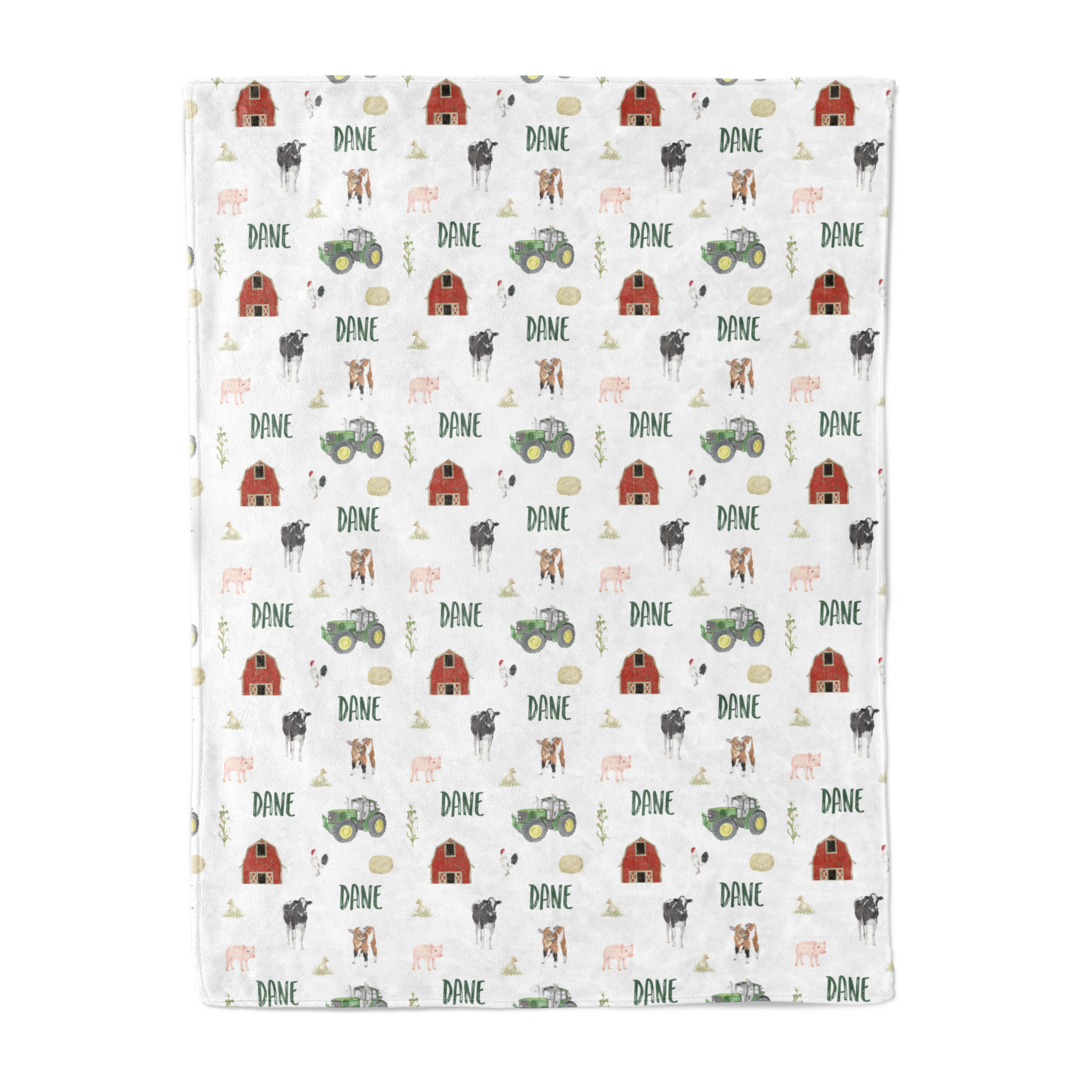Tractors - Personalised Keepsake Blanket