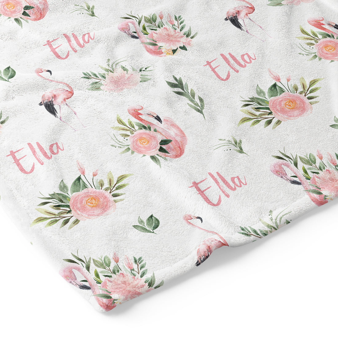 Flamingo - Personalised Keepsake Blanket
