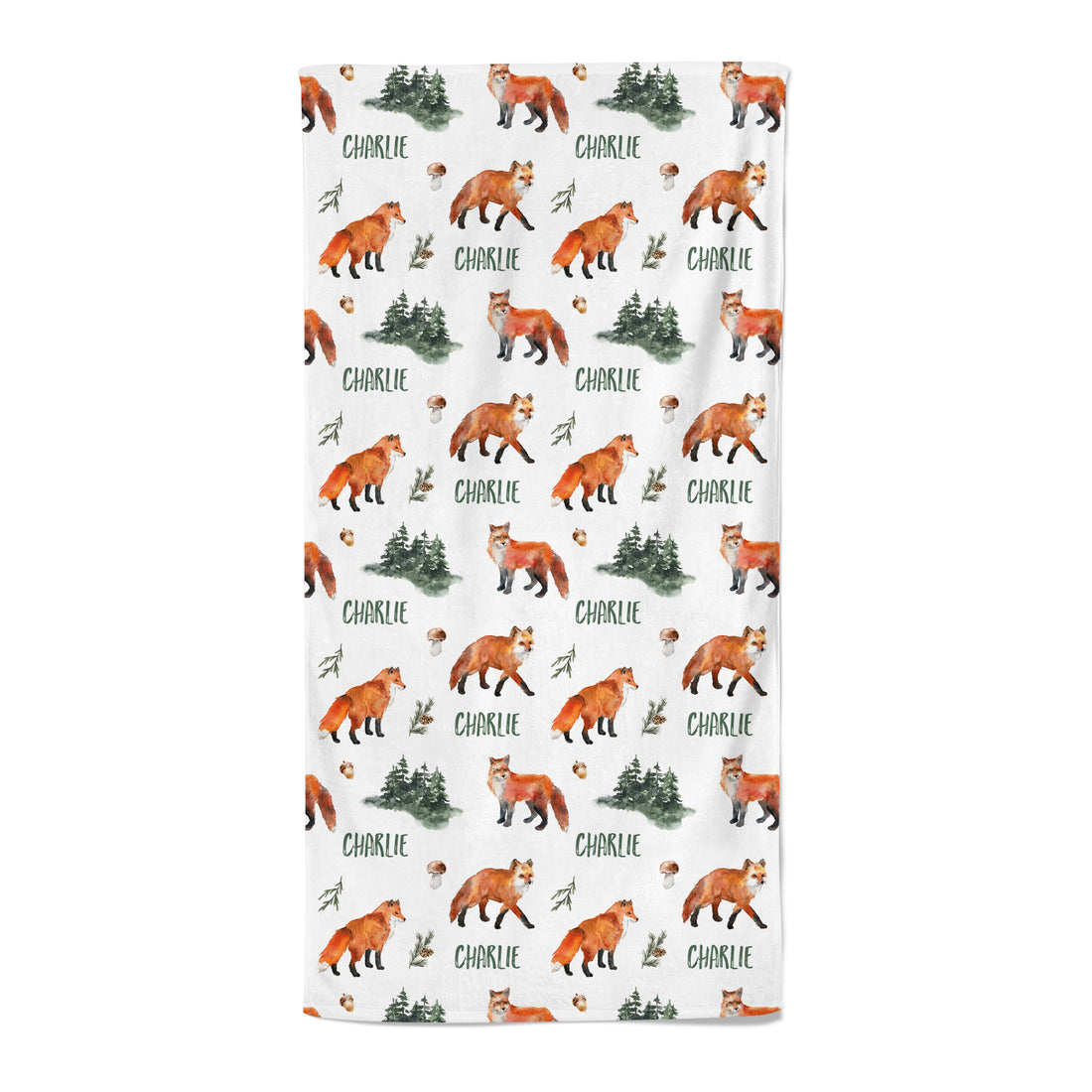 Forest Fox - Personalised Towel