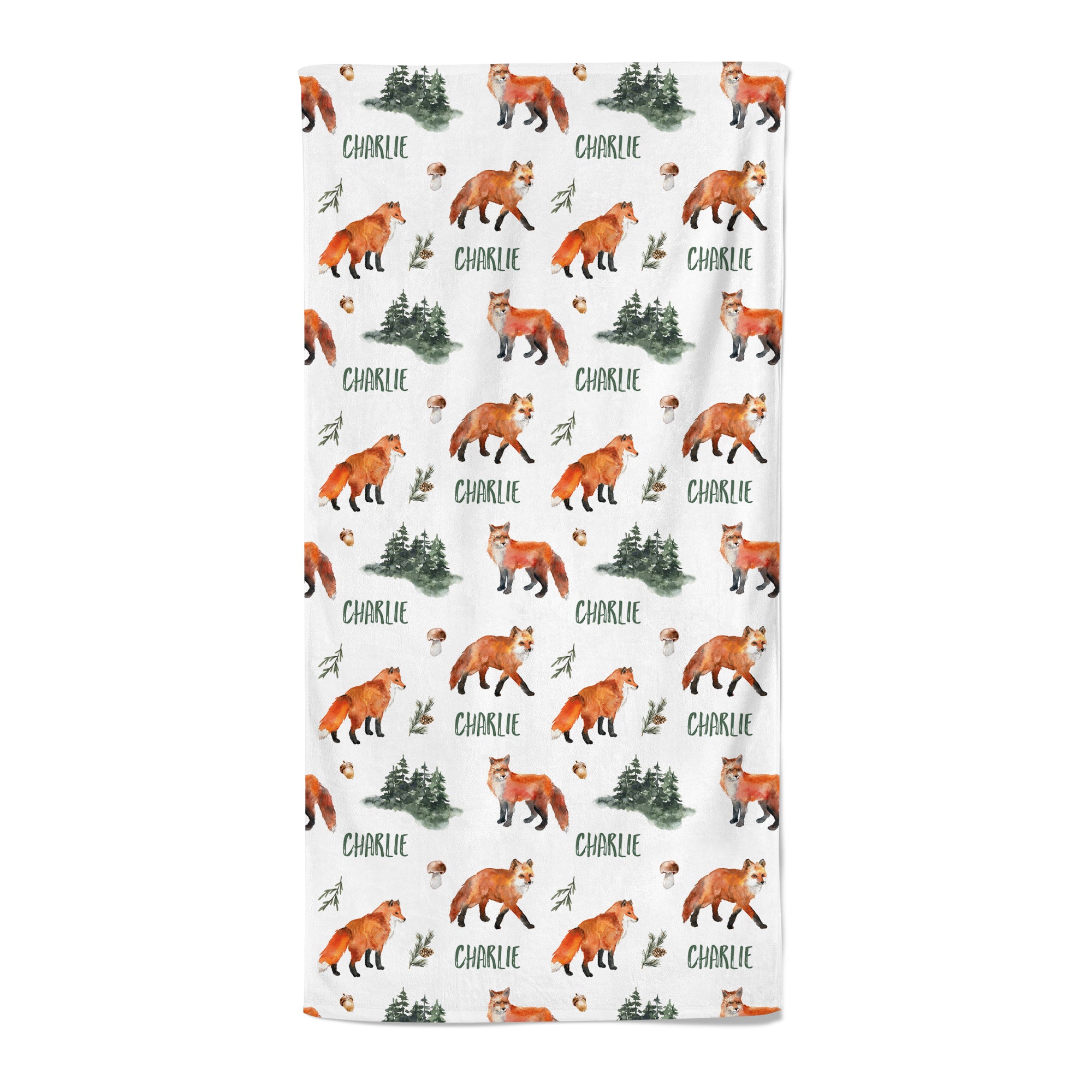 Forest Fox - Personalised Towel