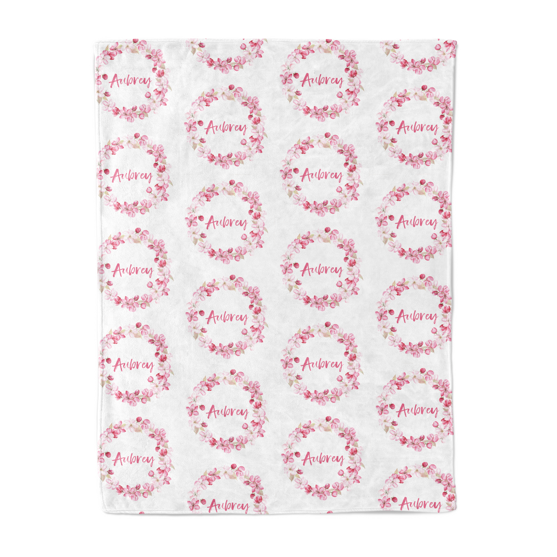 Apple Blossom - Personalised Keepsake Blanket