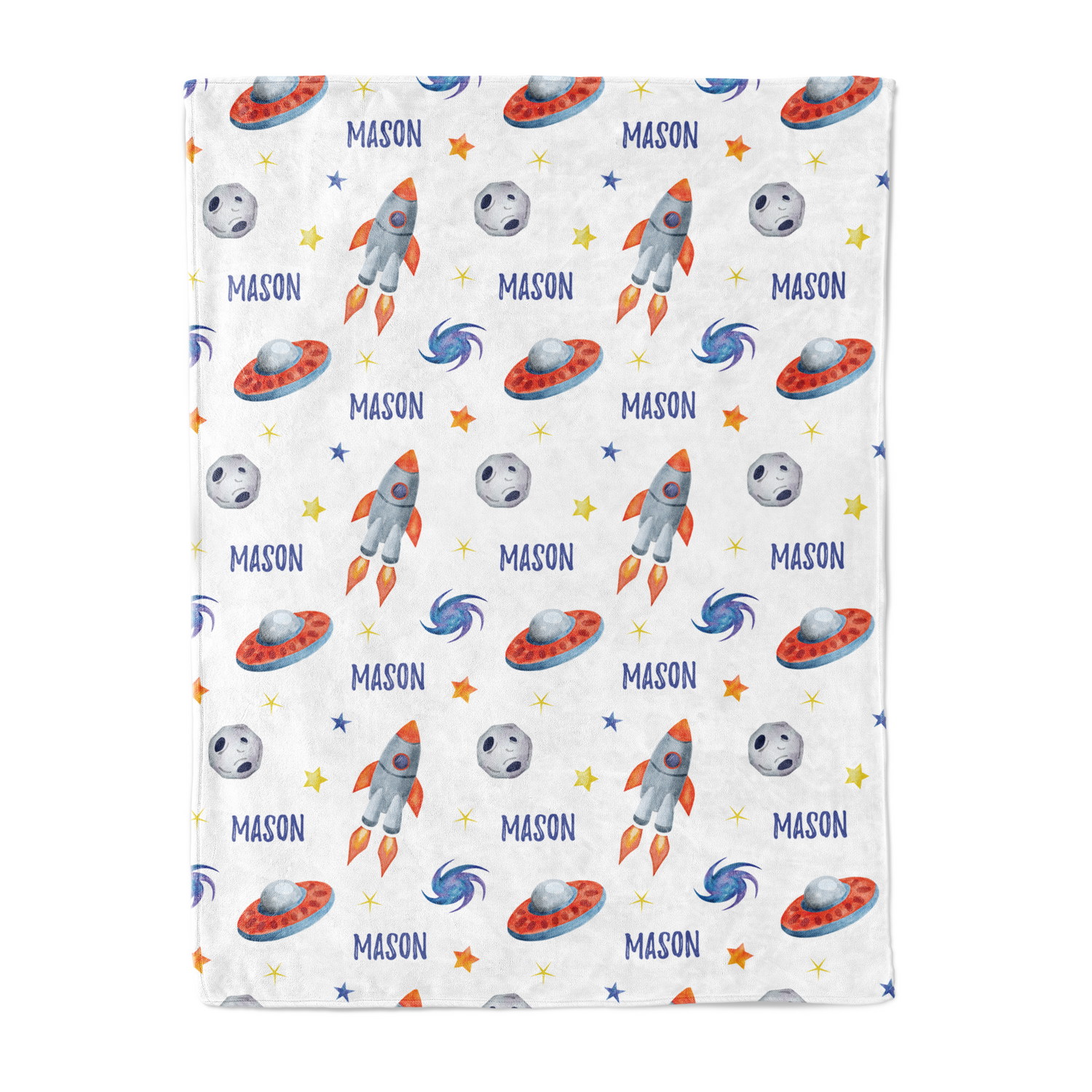 Outer Space - Personalised Keepsake Blanket