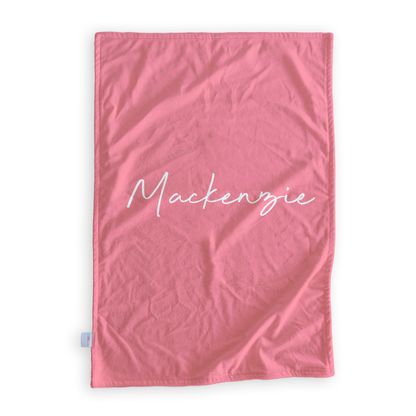 Flamingos - Personalised Minky Blanket