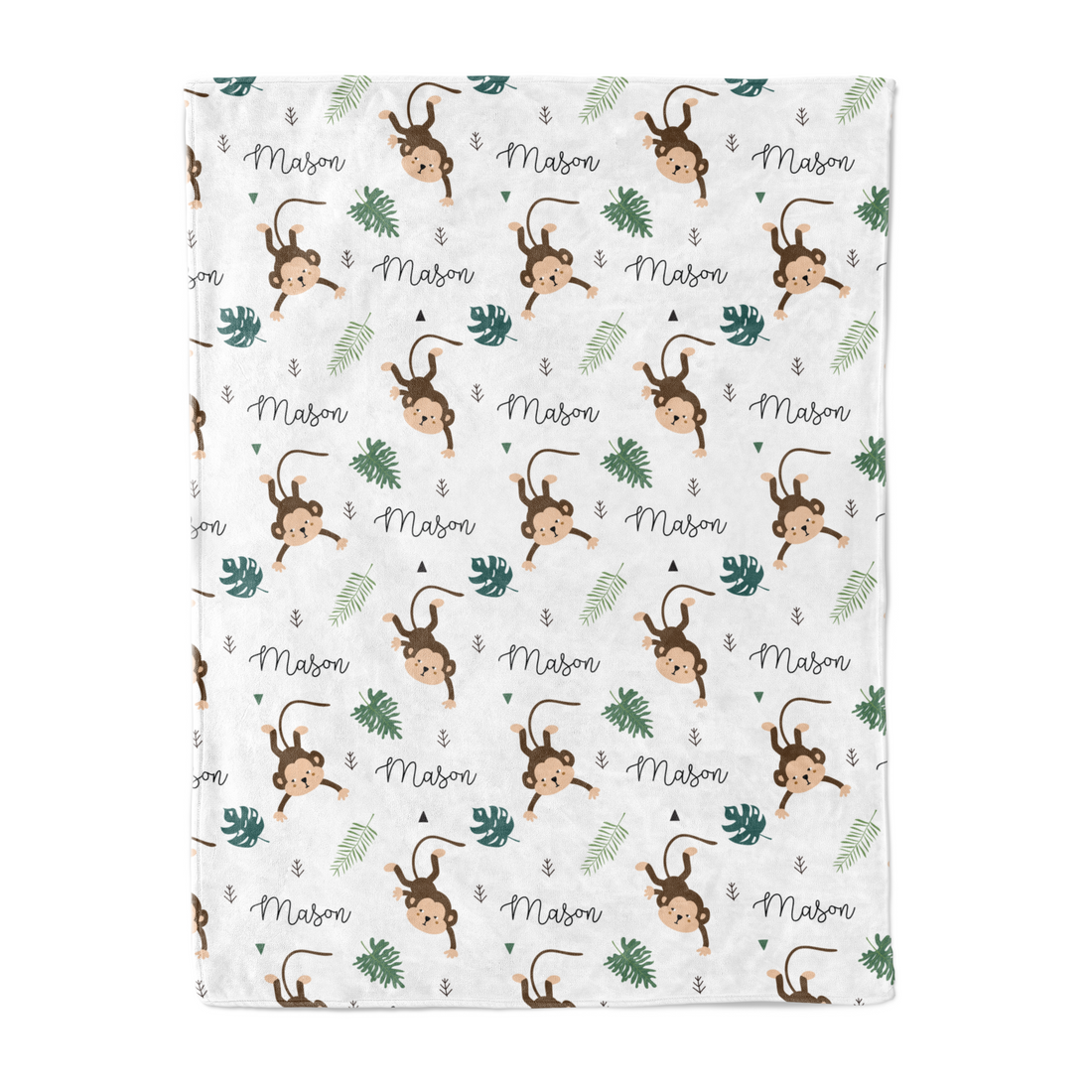 Cheeky Monkeys - Personalised Keepsake Blanket