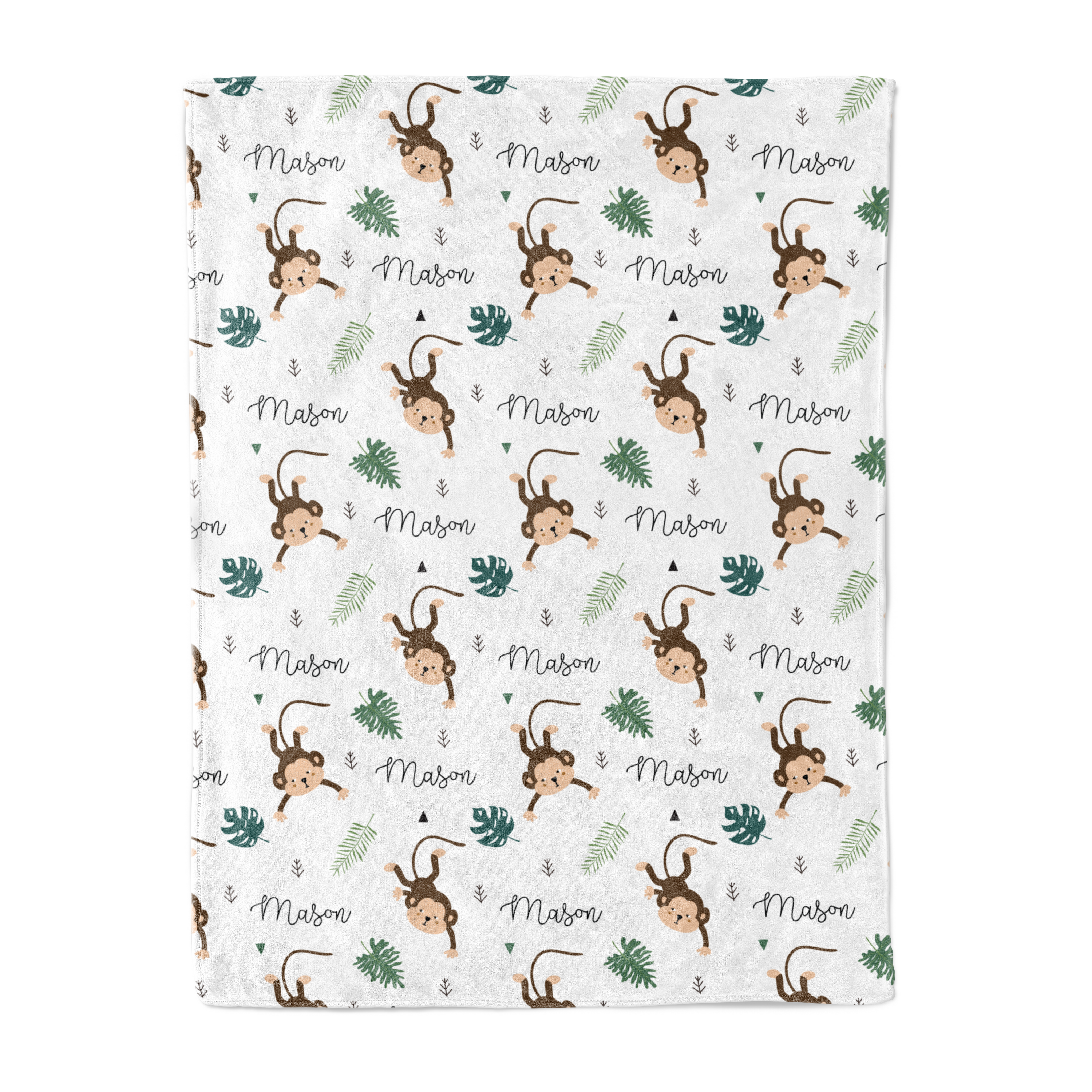 Cheeky Monkeys - Personalised Keepsake Blanket