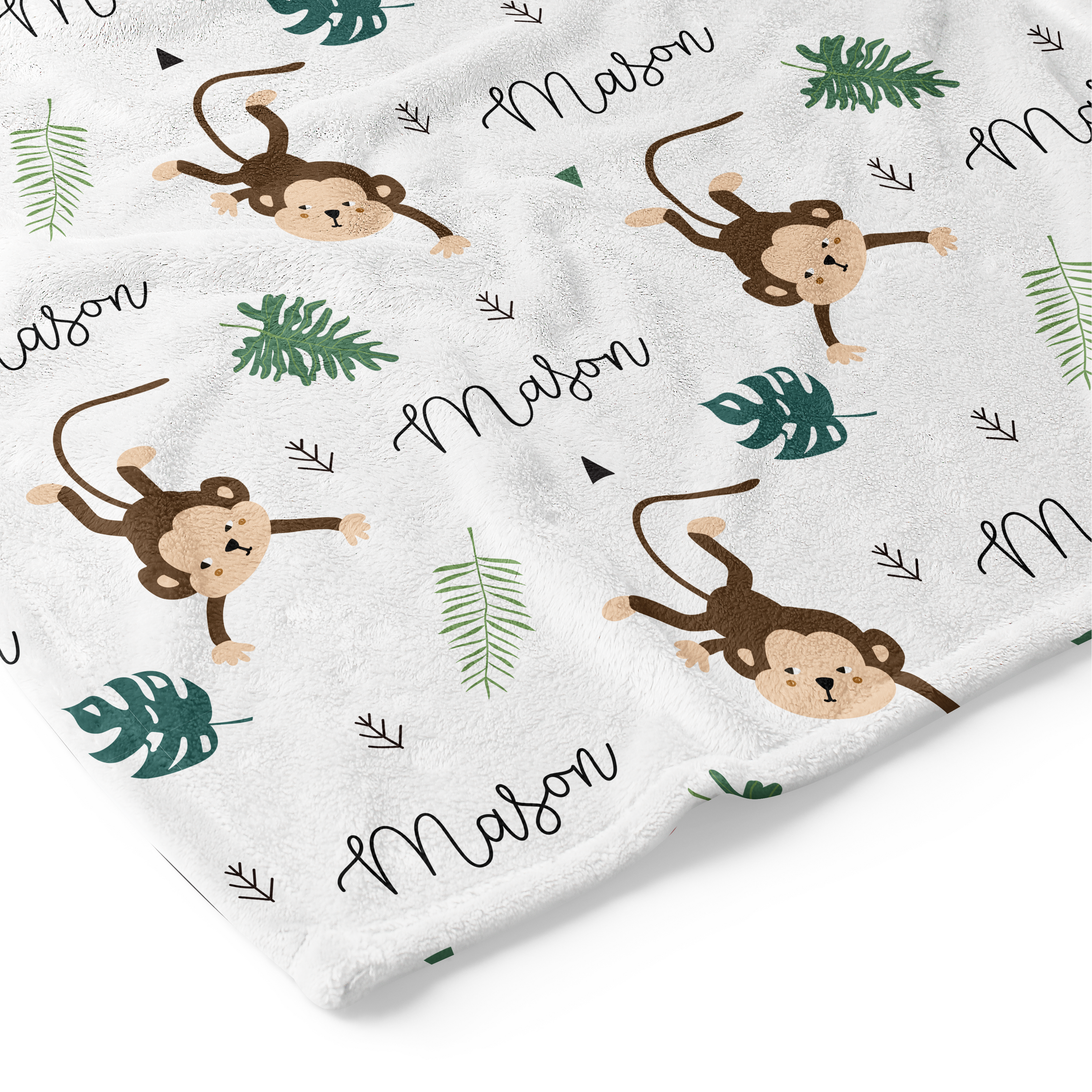 Cheeky Monkeys - Personalised Keepsake Blanket