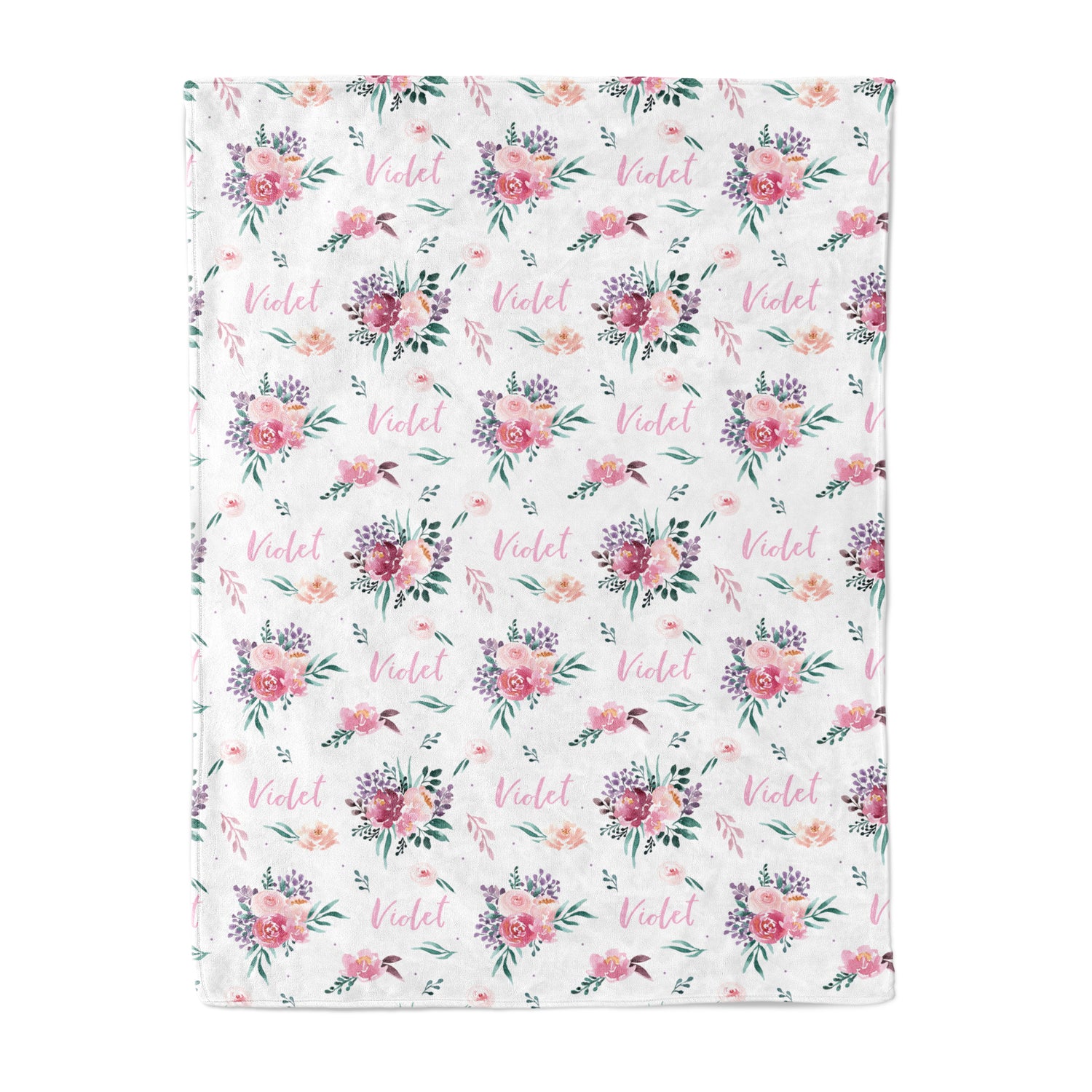 Spring Blooms - Personalised Keepsake Blanket