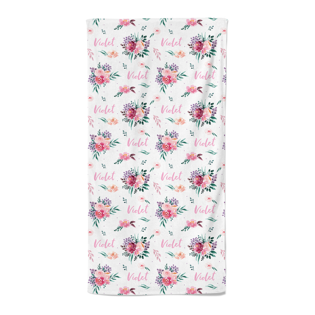 Spring Blooms - Personalised  Towel