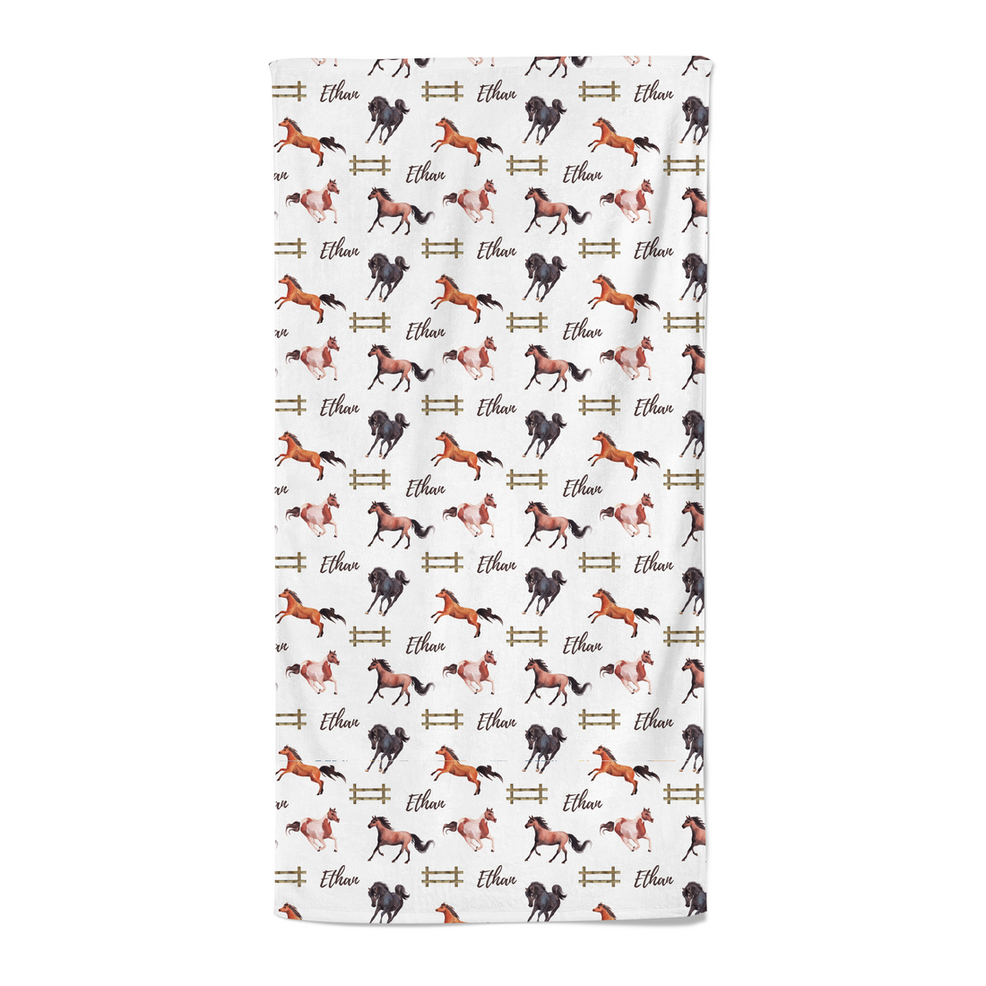 Stallions - Personalised Towel