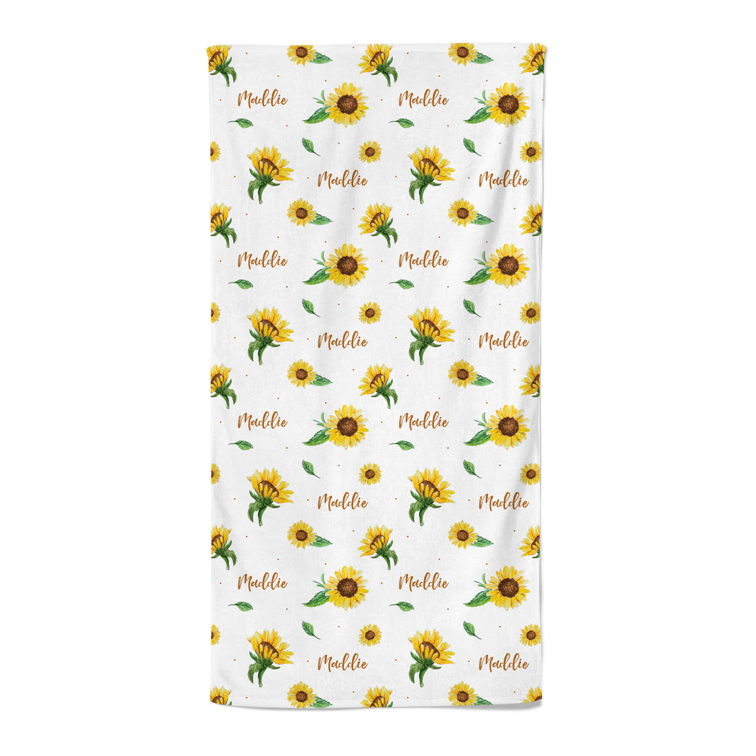 Sunflowers - Personalised Towel