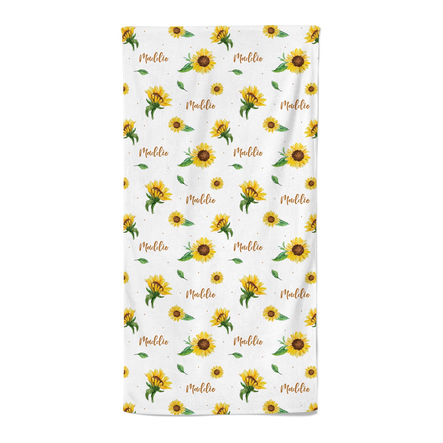 Sunflowers - Personalised Towel