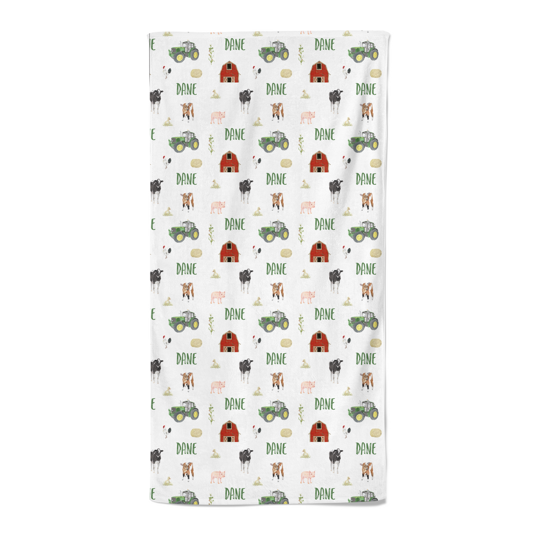Tractors - Personalised Towel