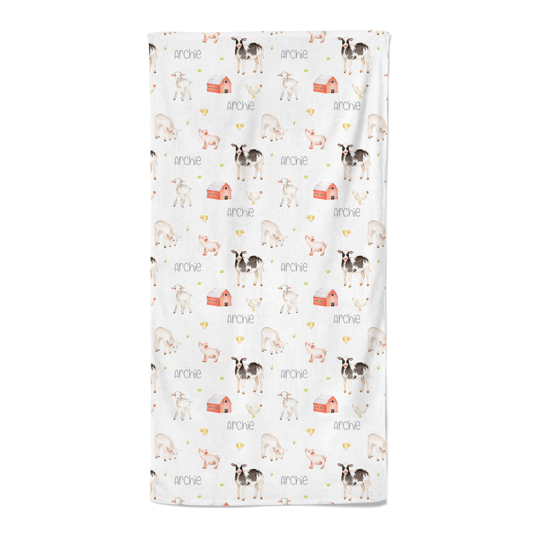 On The Farm - Personalised Towel