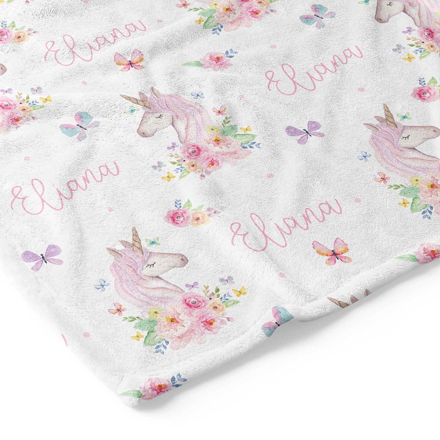 Unicorns - Personalised Keepsake Blanket