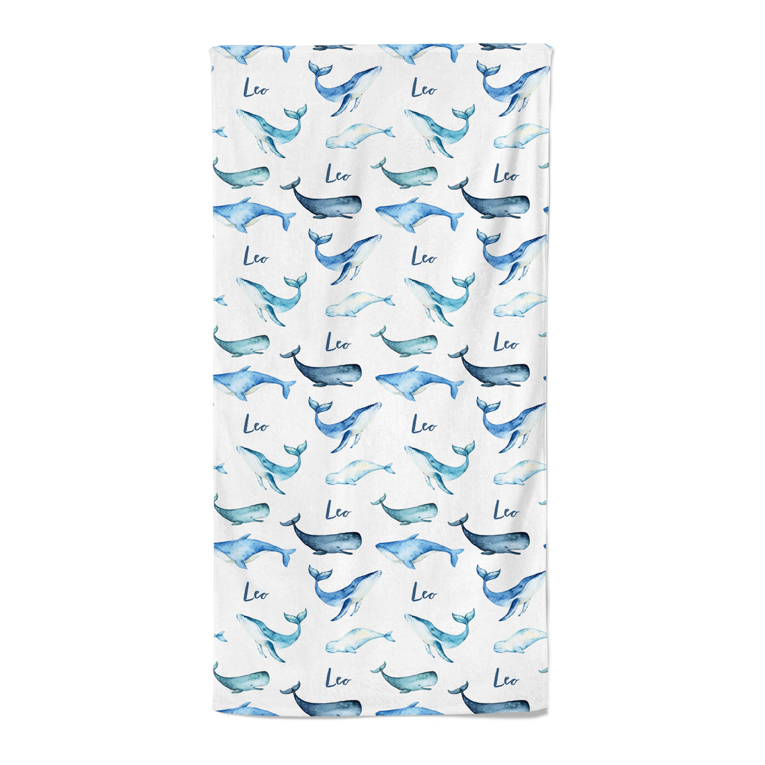 Whales - Personalised Towel