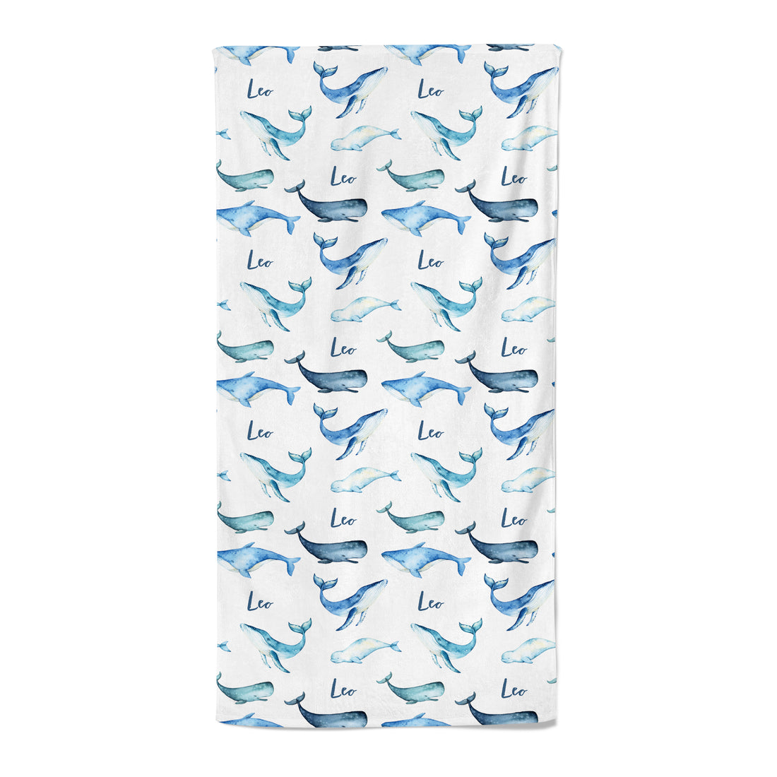 Whales - Personalised Towel