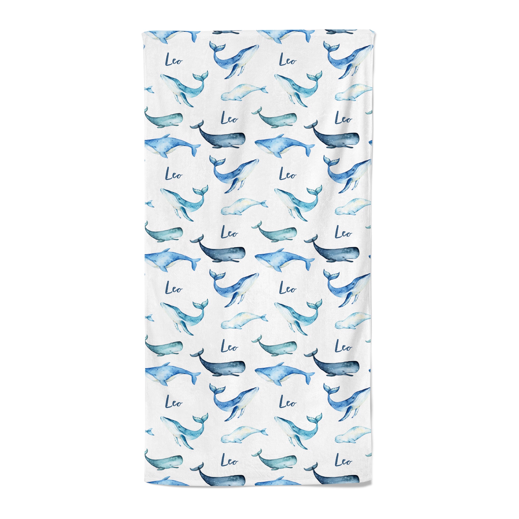 Whales - Personalised Towel